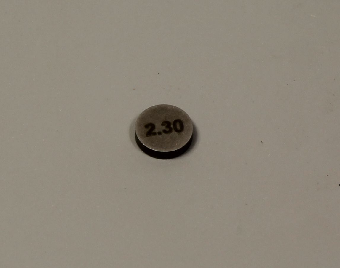 Шайба регулировочная клапанов, 2.30 мм. 36JY0056 BAJAJ