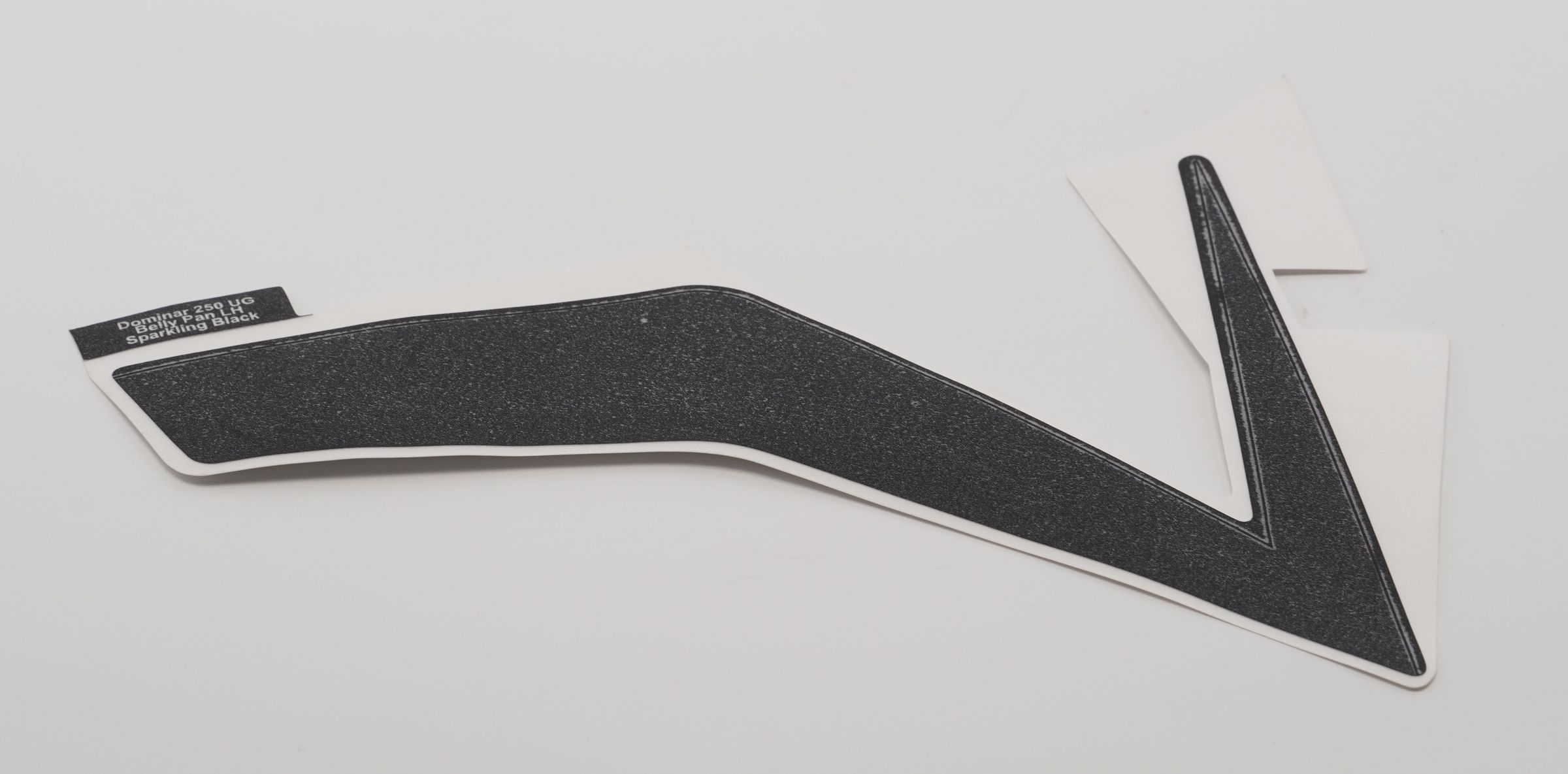 Наклейка на пластик плуга левая,  S BLACK JF233461 BAJAJ