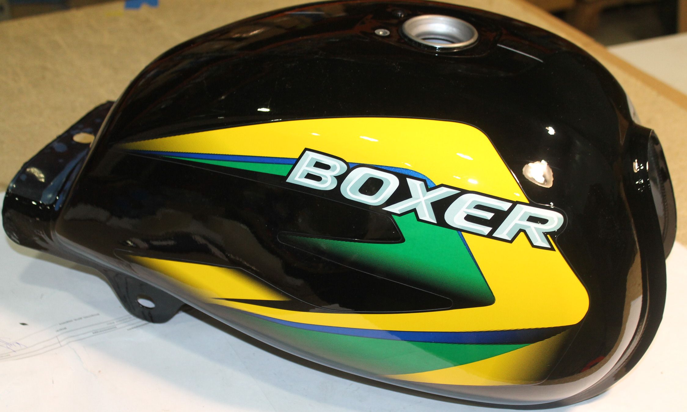 Бак топливный с наклейками, черный 52PF1763 BAJAJ