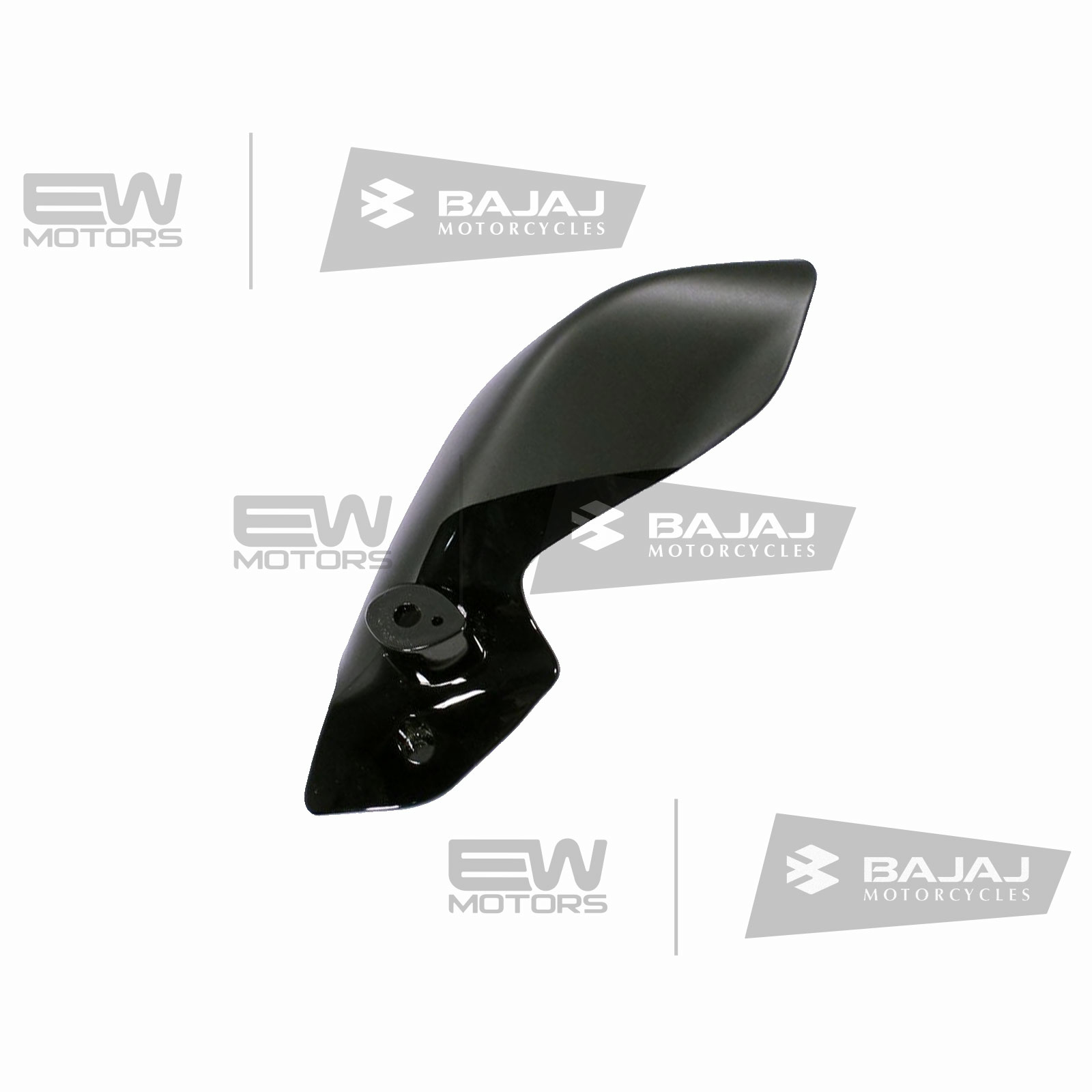 Пластик фары левый, черный с наклейкой 52JL0191 BAJAJ