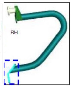 Дуга защитная правая JL231203 BAJAJ