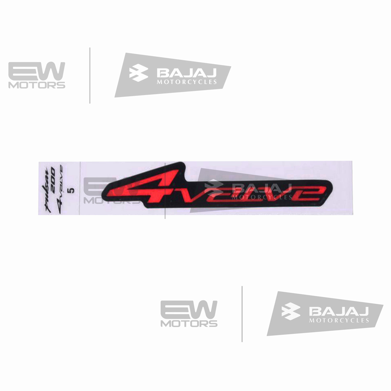 Наклейка "4valve" (боковой пластик) JL233005 BAJAJ