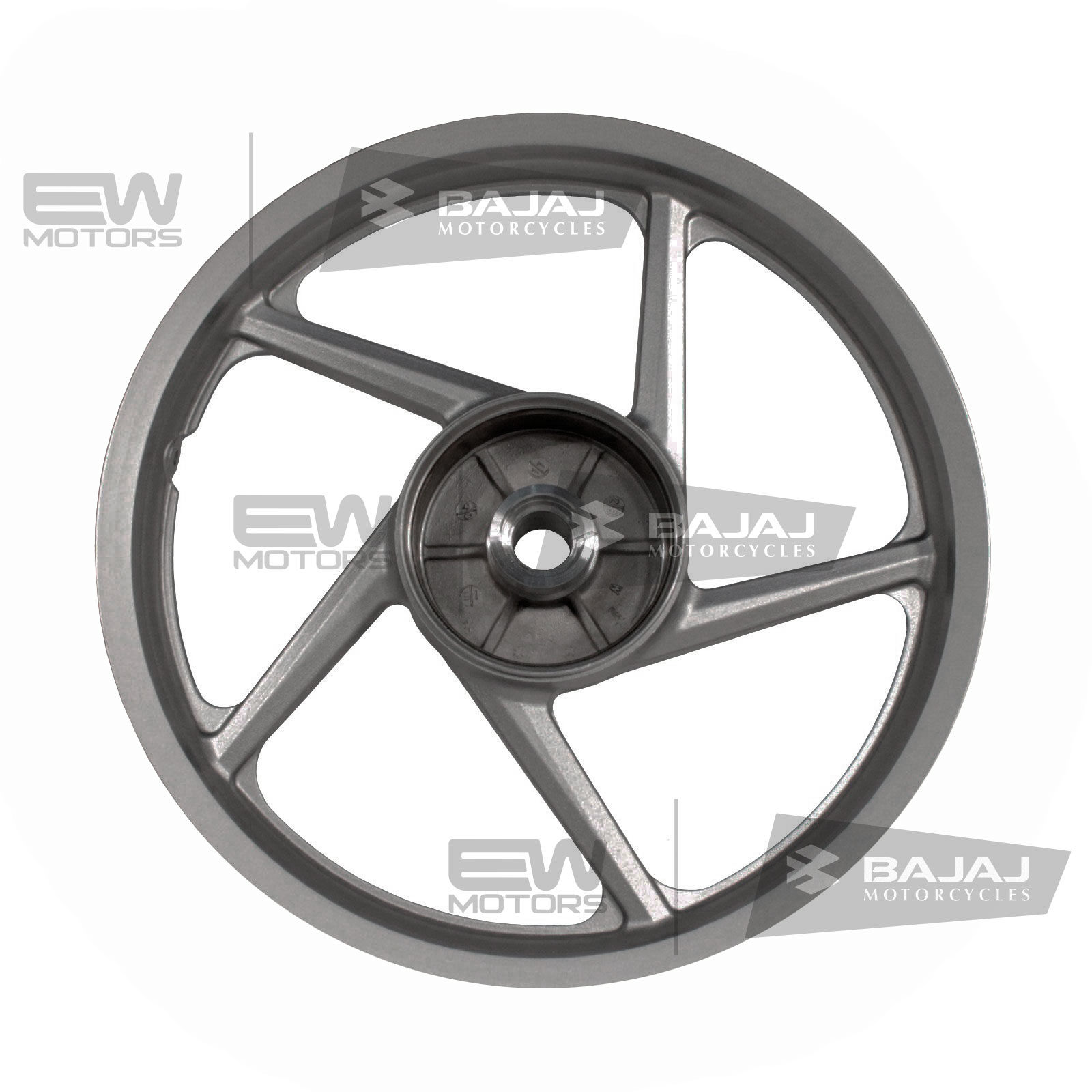 Диск колесный задний 2.15x17 (5 спиц) серый PF131222 BAJAJ