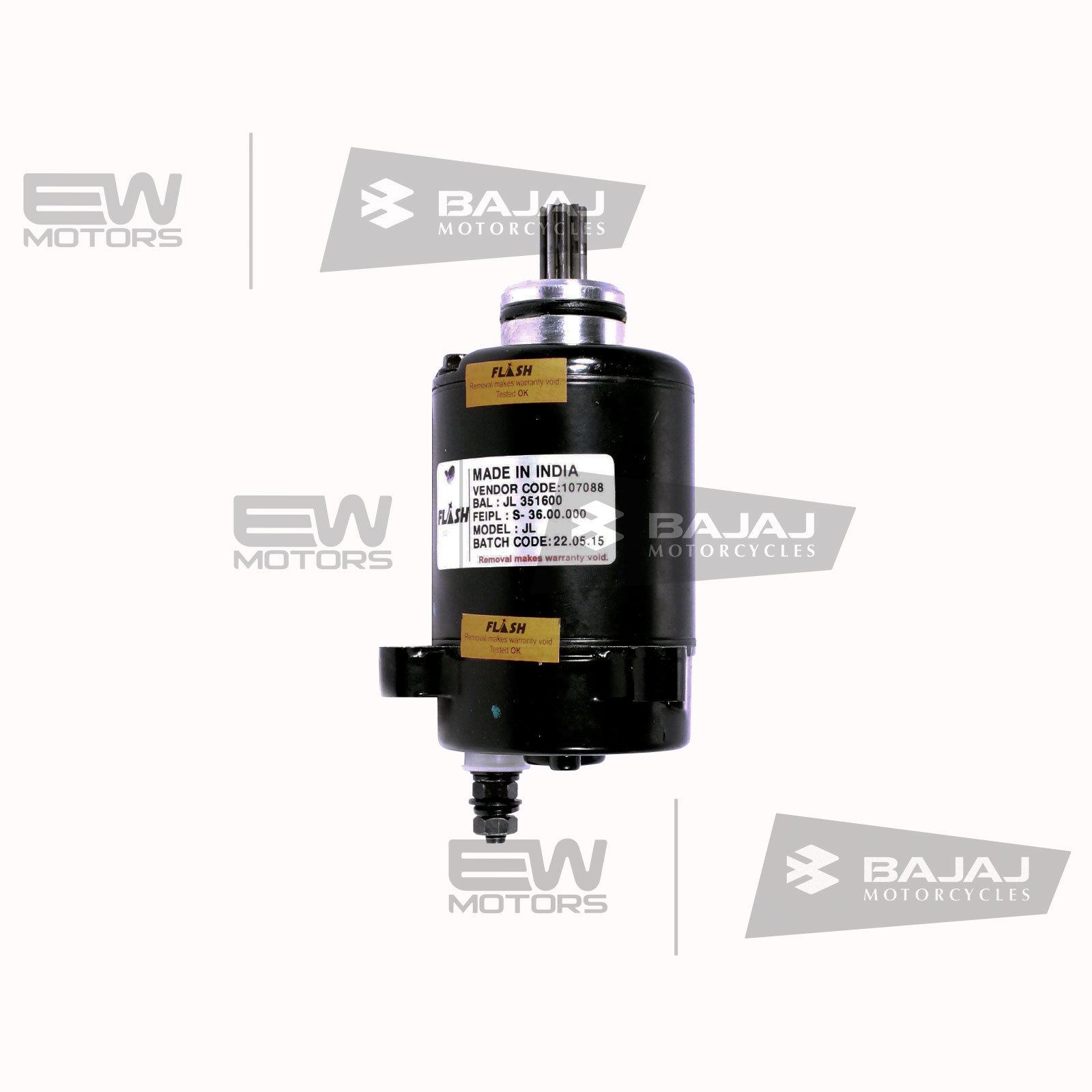 Электростартер, 12V JL351600 BAJAJ