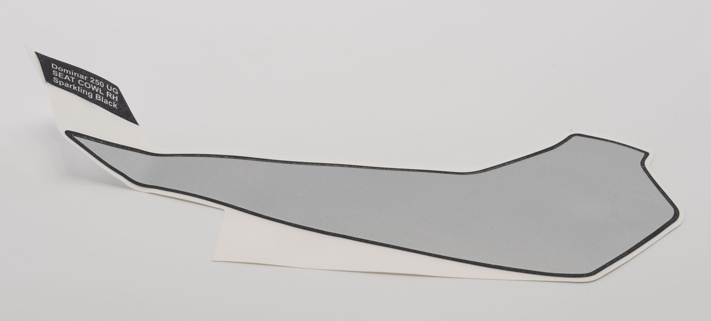 Наклейка заднего пластика правая, BLK SILVER JF233464 BAJAJ