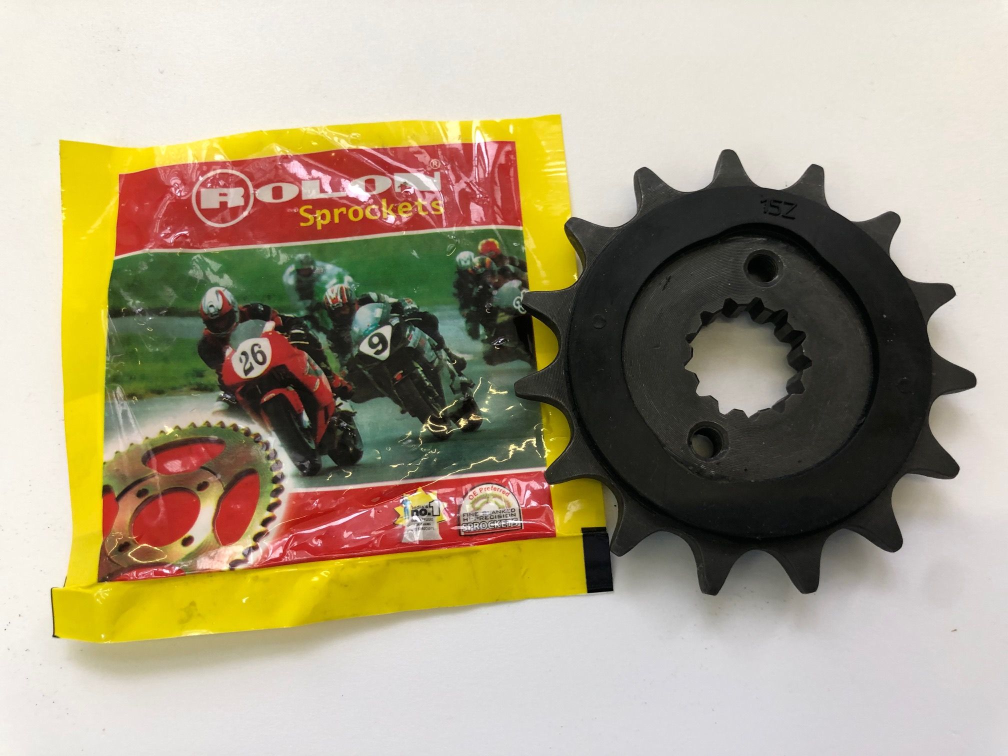 Звезда передняя 15Т ROLON, с демпфером, KTM 90833029044, JTF1908.15