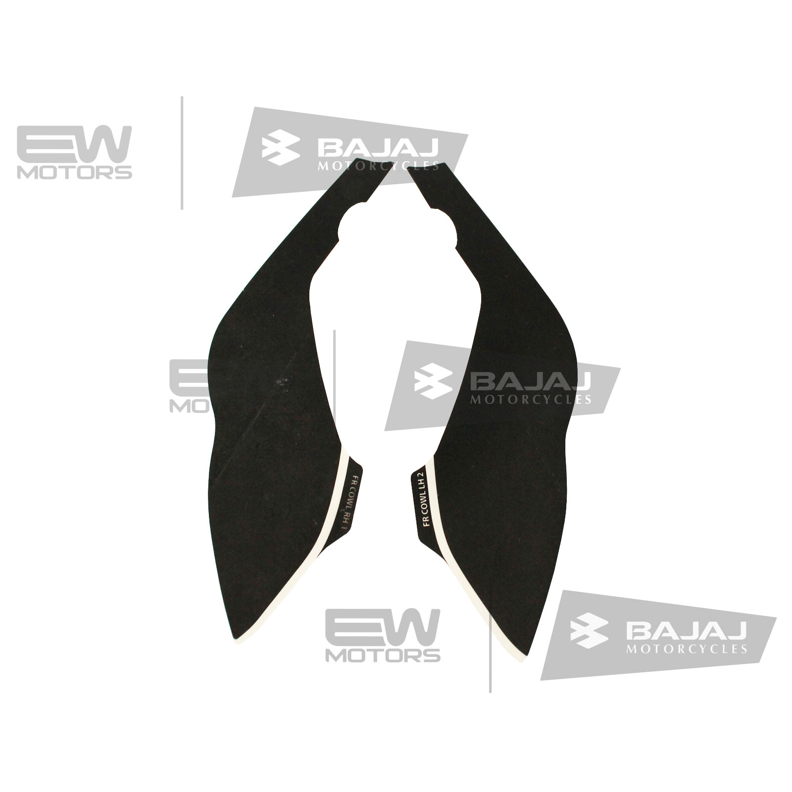 Комплект наклеек обтекателя фары, черный 36JL0026 BAJAJ