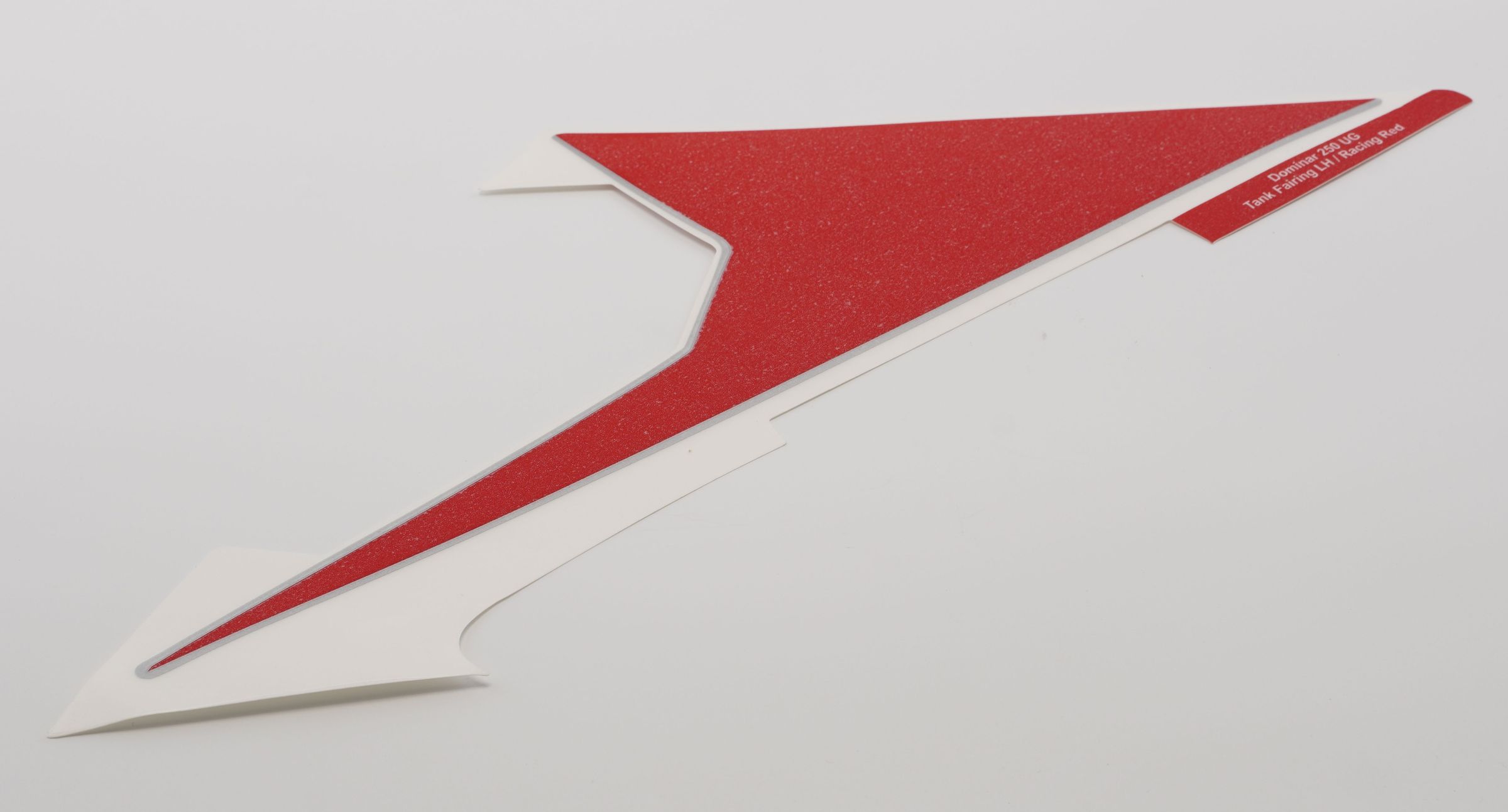 Наклейка пластика топливного бака левая, R-P SILVER JF233490 BAJAJ