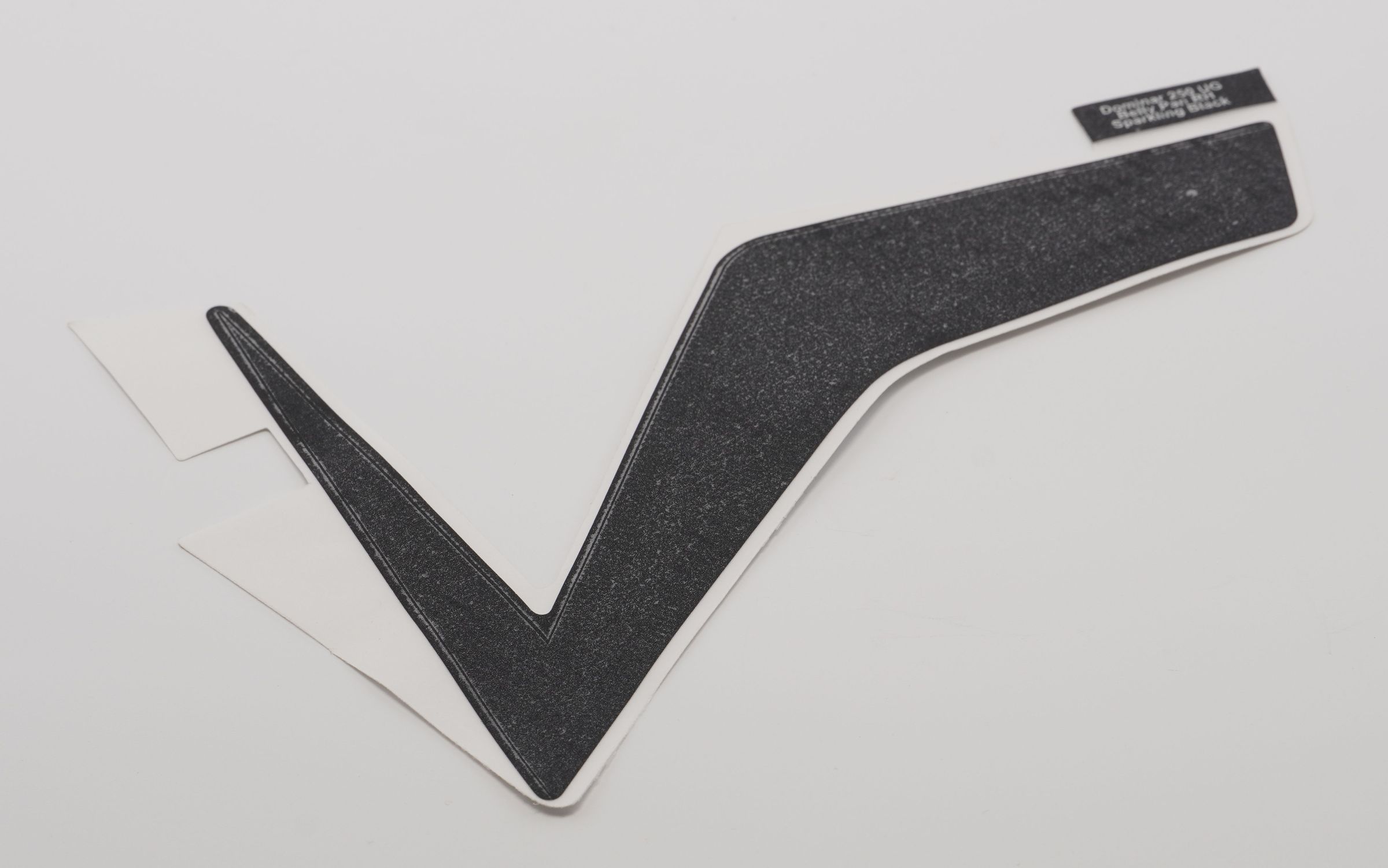 Наклейка на пластик плуга правая, S BLACK JF233462 BAJAJ