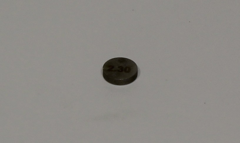 Шайба регулировочная клапанов, 2.30 мм. 36JY0056 BAJAJ