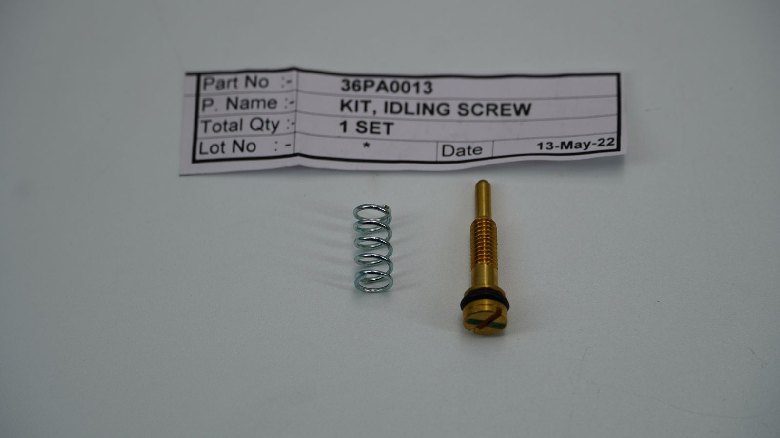 Винт регулировочный кол-ва оборотов 36PA0013 BAJAJ