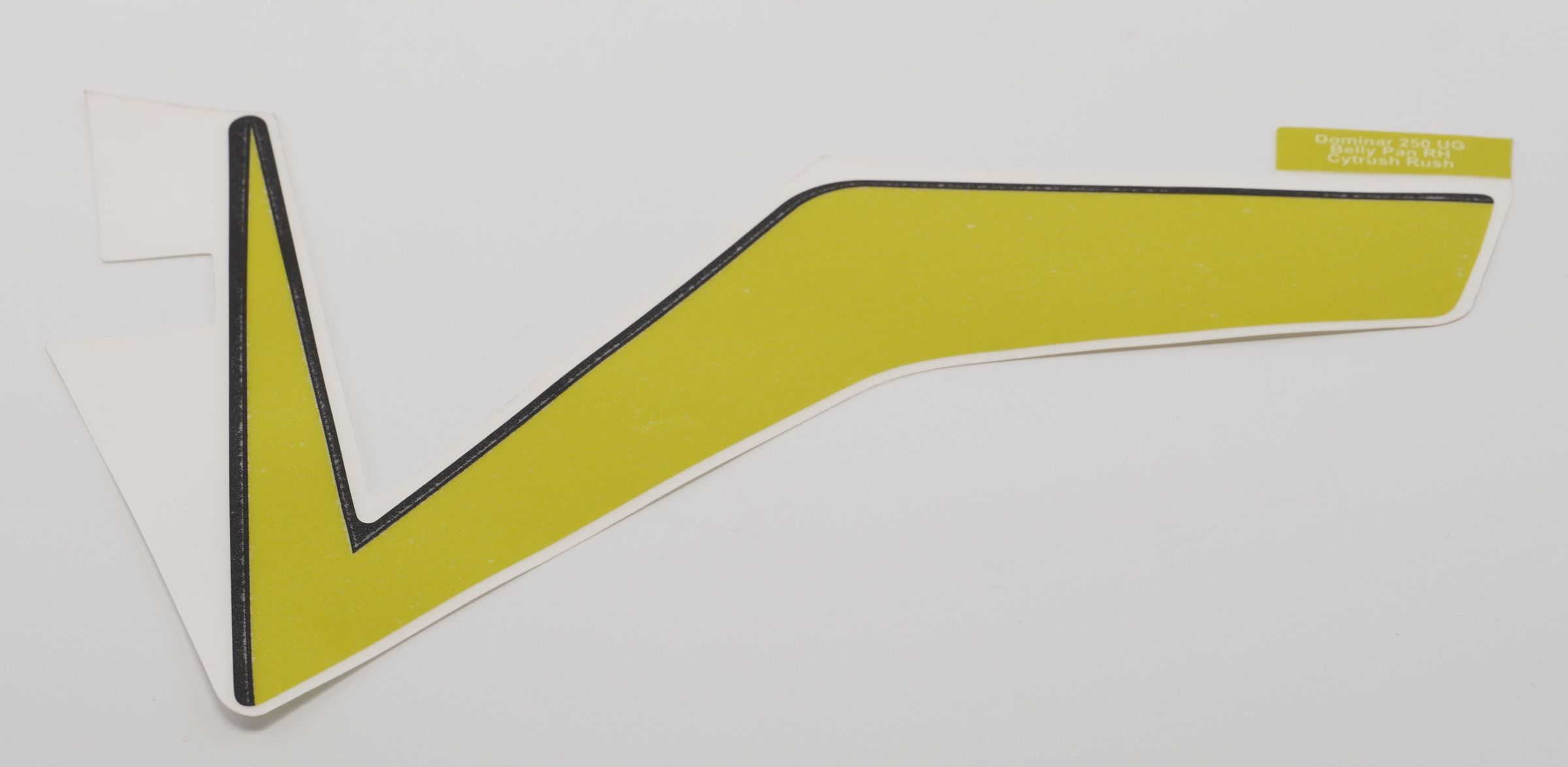 Наклейка пластика плуга правая, R-P SILVER JF233475 BAJAJ